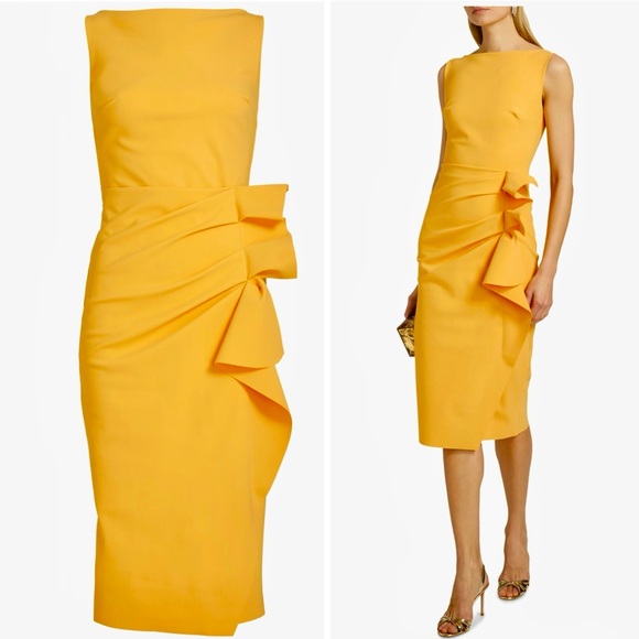 Chiara Boni Dresses & Skirts - Chiara Boni La Petite Robe
Tradrum Gathered Sheath Dress in Yellow